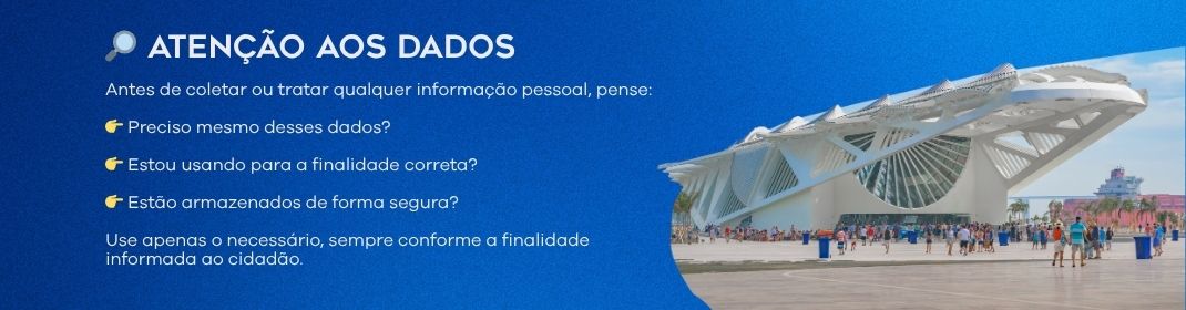 Preciso mesmo desses dados?